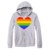 Adult Triblend Full-Zip Fleece Hooded Sweatshirt Thumbnail