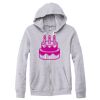 Adult Triblend Full-Zip Fleece Hooded Sweatshirt Thumbnail