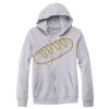 Adult Triblend Full-Zip Fleece Hooded Sweatshirt Thumbnail