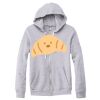 Adult Triblend Full-Zip Fleece Hooded Sweatshirt Thumbnail