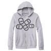 Adult Triblend Full-Zip Fleece Hooded Sweatshirt Thumbnail