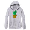 Adult Triblend Full-Zip Fleece Hooded Sweatshirt Thumbnail