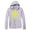 Adult Triblend Full-Zip Fleece Hooded Sweatshirt Thumbnail