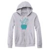 Adult Triblend Full-Zip Fleece Hooded Sweatshirt Thumbnail