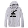 Adult Triblend Full-Zip Fleece Hooded Sweatshirt Thumbnail