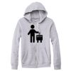 Adult Triblend Full-Zip Fleece Hooded Sweatshirt Thumbnail