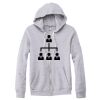 Adult Triblend Full-Zip Fleece Hooded Sweatshirt Thumbnail