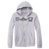 Adult Triblend Full-Zip Fleece Hooded Sweatshirt Thumbnail
