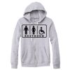 Adult Triblend Full-Zip Fleece Hooded Sweatshirt Thumbnail
