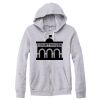 Adult Triblend Full-Zip Fleece Hooded Sweatshirt Thumbnail