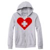 Adult Triblend Full-Zip Fleece Hooded Sweatshirt Thumbnail